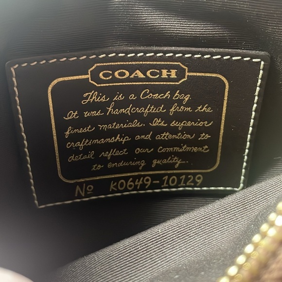 Brown Coach crossbody bag - Picture 4 of 4